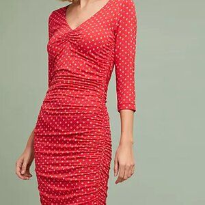Medea Ruched Column Dress by Moulinette Soeurs (Anthropologie) – Small
